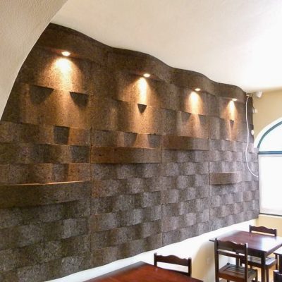 CorkWave dekoratif cephe